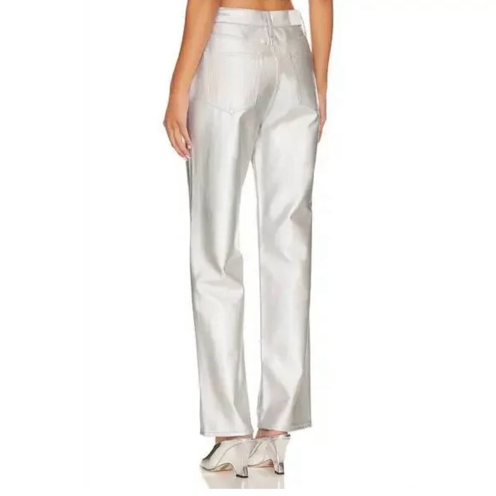NWT Pistola High Rise Straight Cassie Coated Prism Jeans | Size 29 - Picture 3 of 15